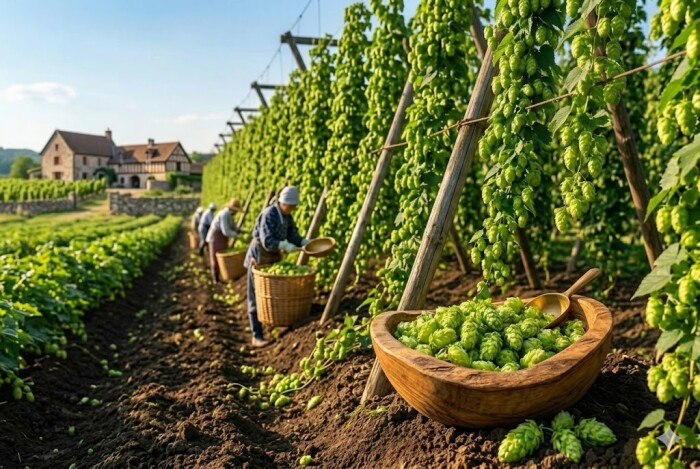 ビールのホップ